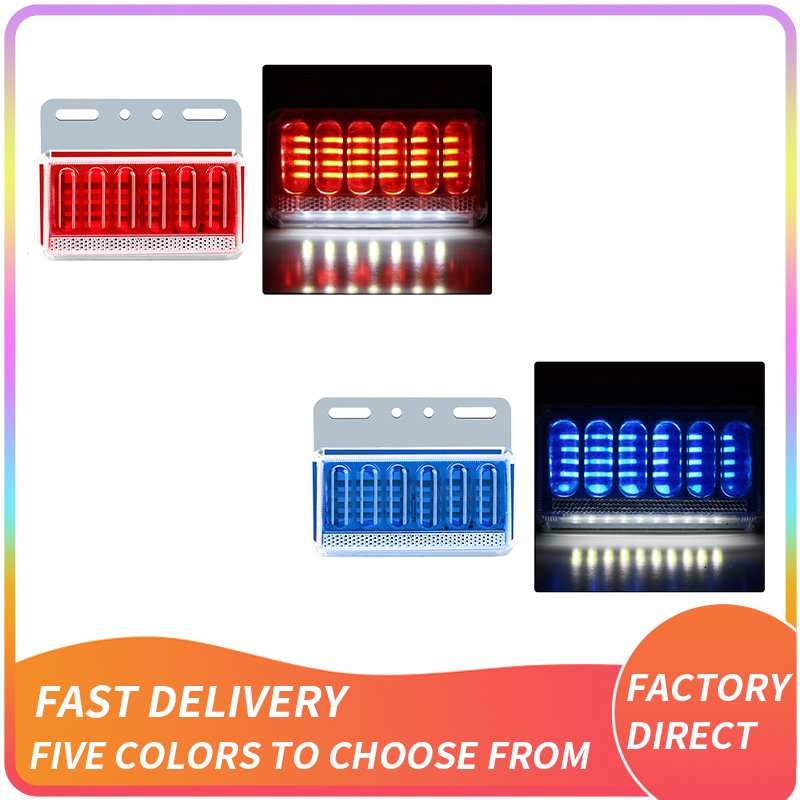 Truck Lighting Side Lamp 24V Bus Tire Lamps LED Refitting Liberation Dongfeng Trailer Direct Selling China Truck Accessories