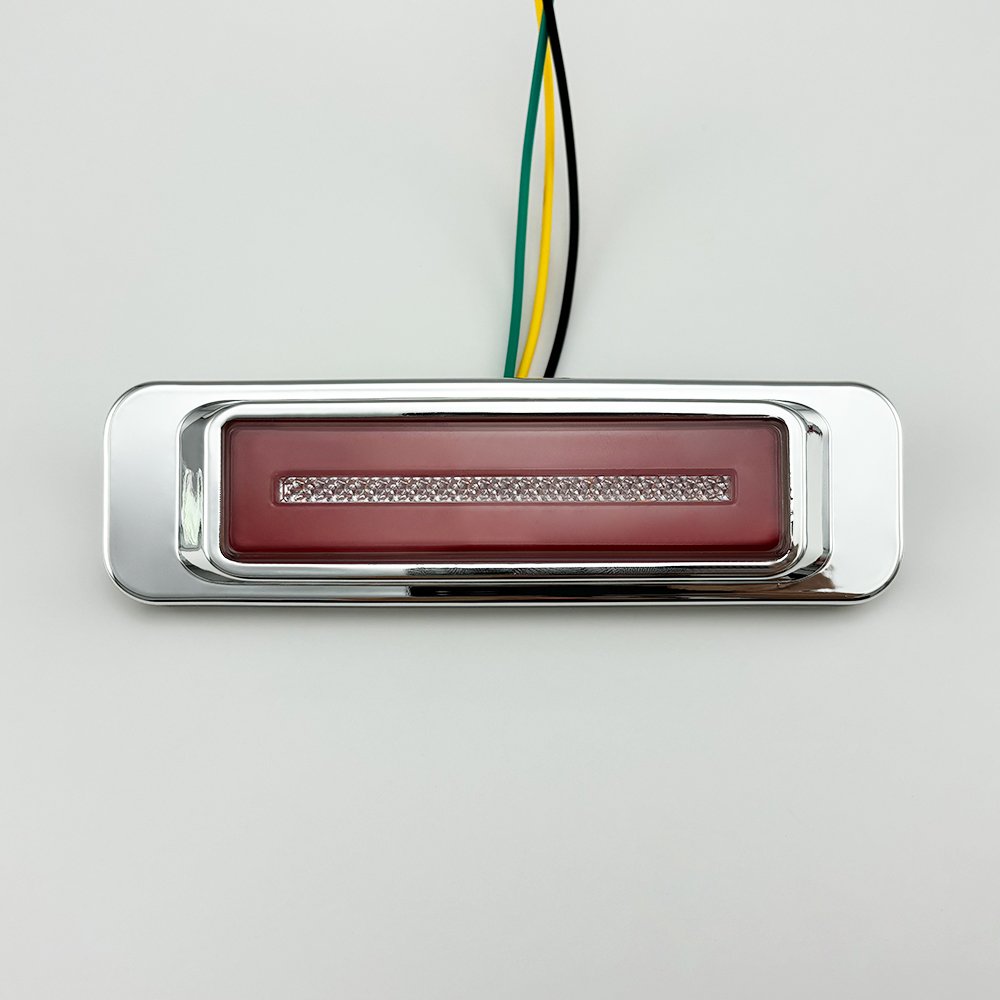 Rectangular Side Ceiling Light 6 Green Amber Red LEDs 12-24v Turn Light Side Led Lamp Truck Bus