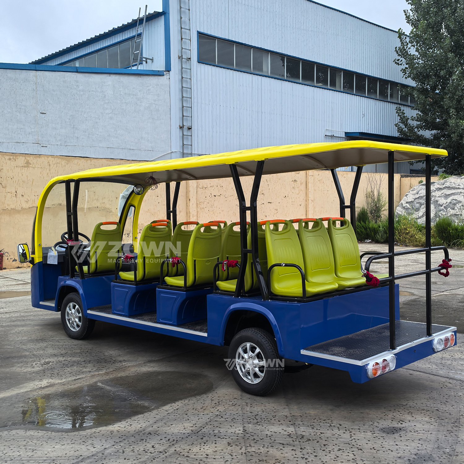 14-seat Hot Selling Opened Fuel-powered/electric Sightseeing Bus, Used Right Hand Drive High-quality Mini Bus for Sale