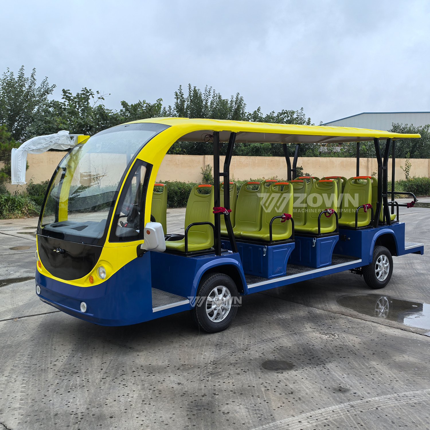 14-seat Hot Selling Opened Fuel-powered/electric Sightseeing Bus, Used Right Hand Drive High-quality Mini Bus for Sale