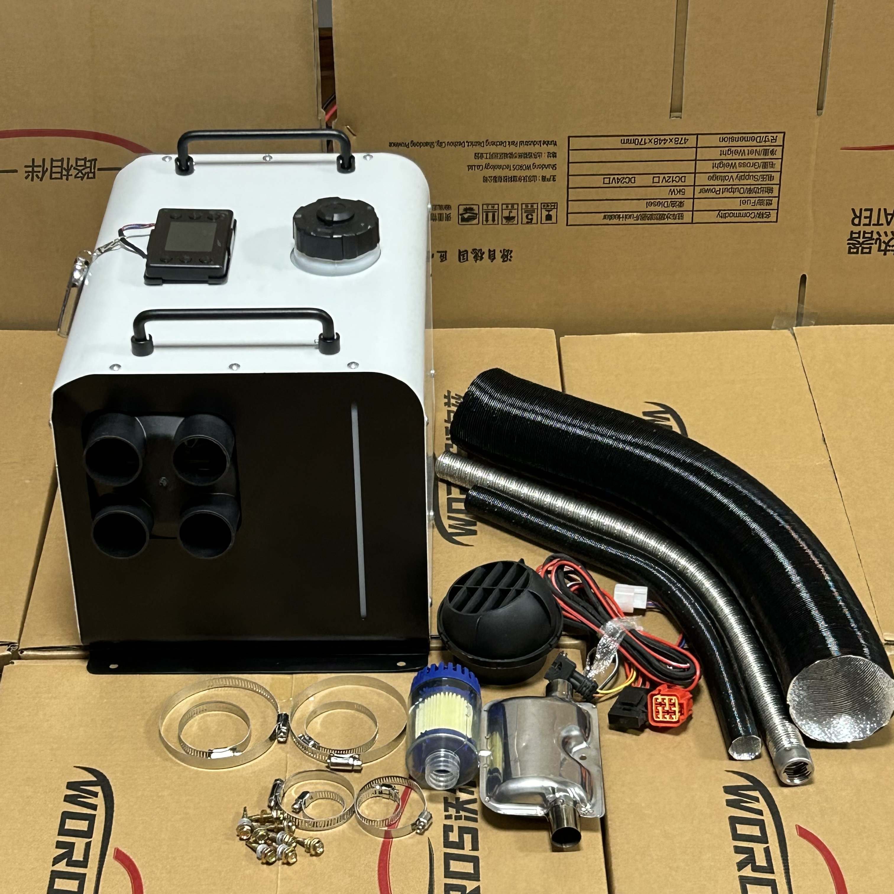 TOP Sale 2KW 5KW Diesel Heater 12V 24V Diesel Parking Heater Metal Tank for RV Bus Car Boats Hand Held Parking Heaters