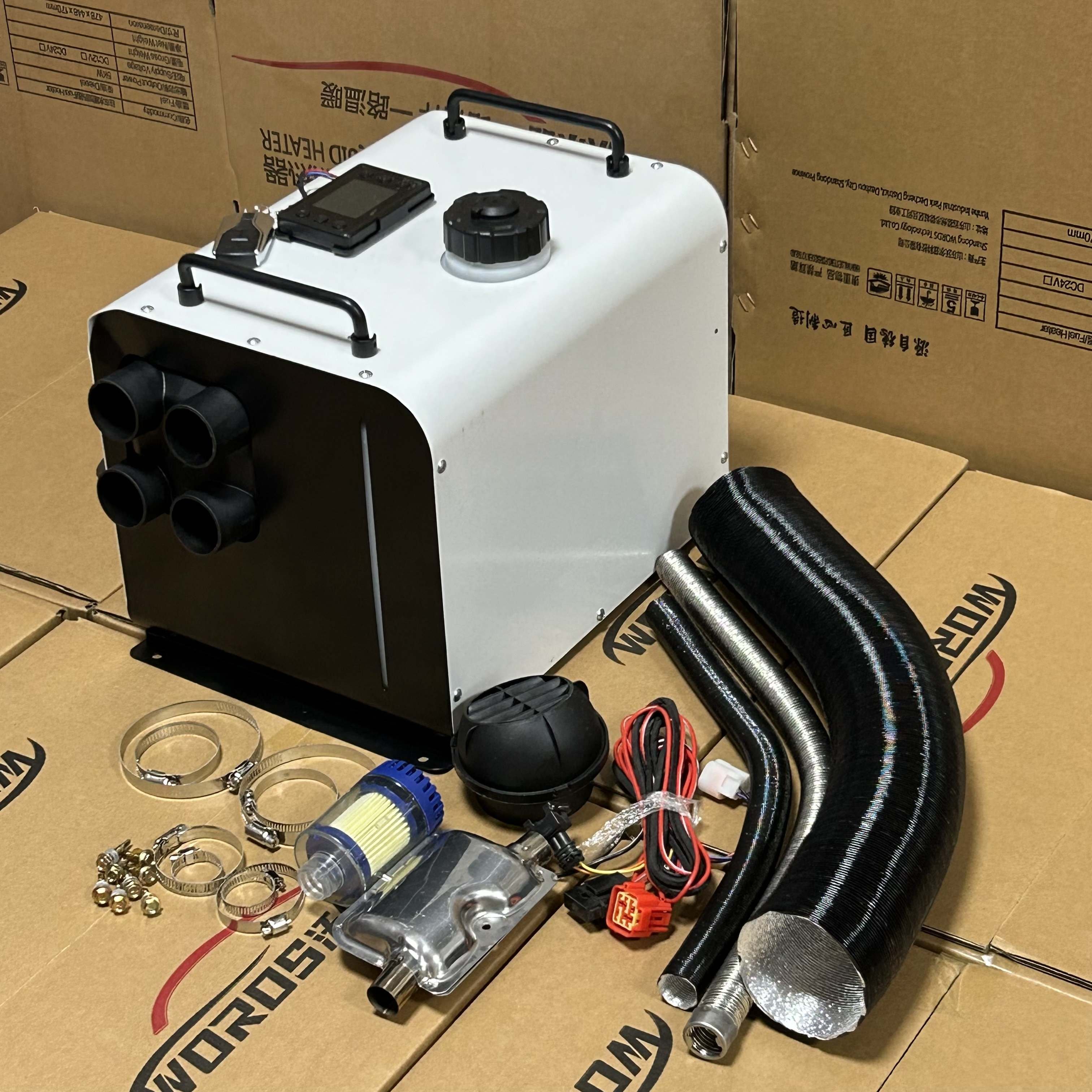 TOP Sale 2KW 5KW Diesel Heater 12V 24V Diesel Parking Heater Metal Tank for RV Bus Car Boats Hand Held Parking Heaters