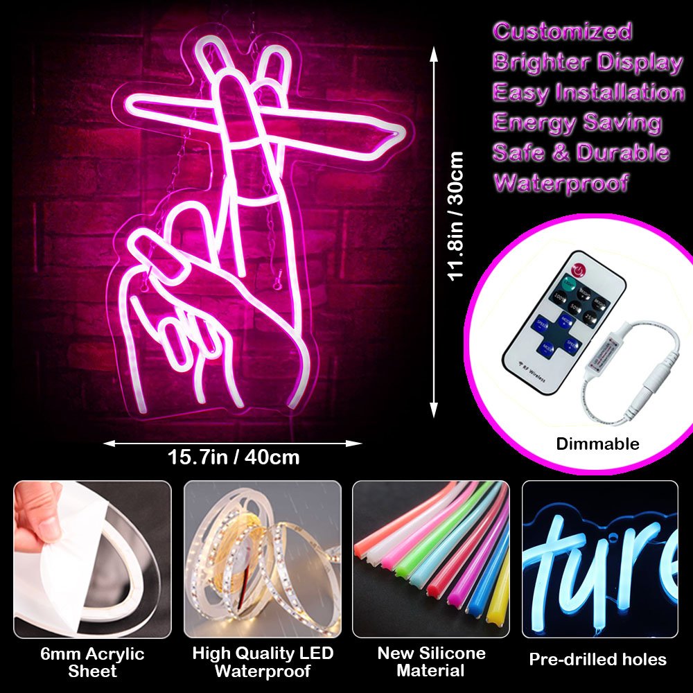 Interactive Dimmable Pink Cigarette in Hand Smoke Led Screen Outdoor Panel for Man Cave Bar Party Hotel Gifts Art Decor