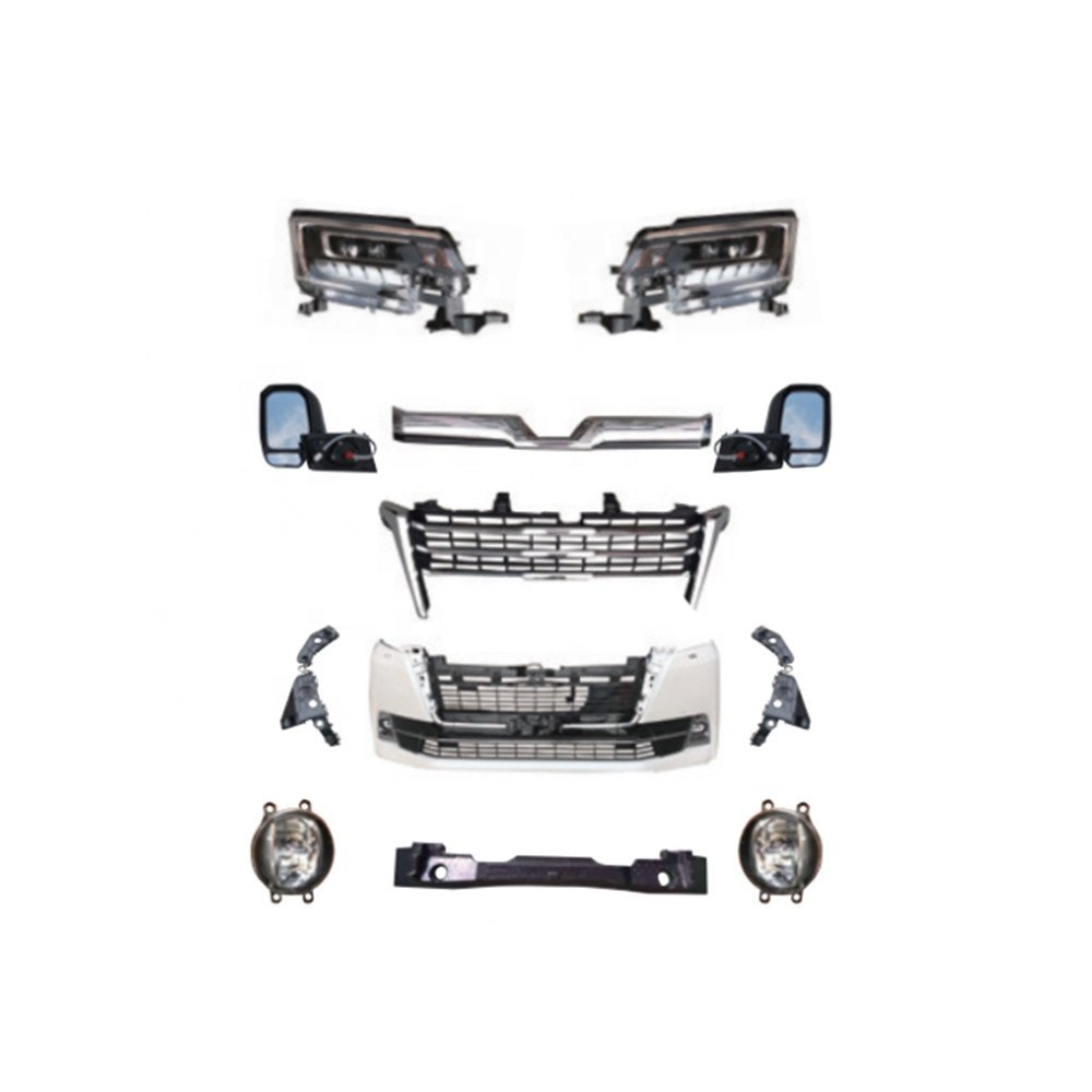HIACE HOME Use for Hiace 2020-2021 Hiace300 Granvia commuter Bumper Lip Side Skirt Body Kit
