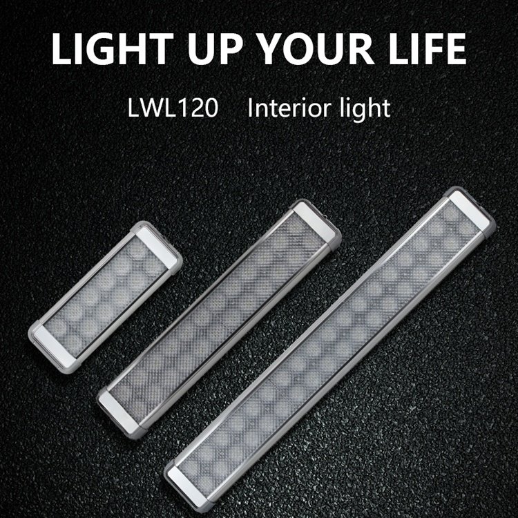 Factory High Quality High Lumen Newest 12-24V Rectangle Vehicle LED Interior Lights for Caravan Cabin RV