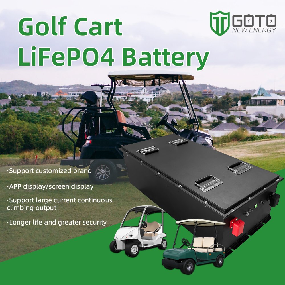 72V 202Ah Golf Cart Lithium Ion Battery 24S1P Lifepo4 Battery Cell with bluetooth RS485 Function 450A Smart BMS and 72V Charger