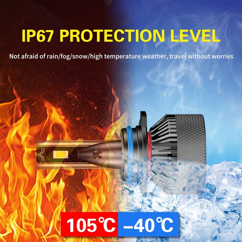 12V 120W 12000LM 6000K IP67 Canbus Auto Lighting System H1 H4 H11 9005 9006 H7 Car Led Headlight