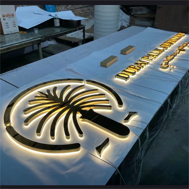 Custom Bakclit Light Sign Logo Store Front Signage Shop Sign for Business Outdoor Led Signage Letters