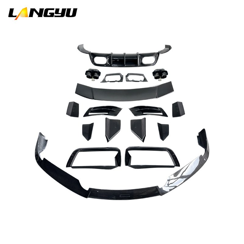 Car Exterior Parts Bra-Bus Style 911 Turbo Turbos Dry Carbon Fiber Wide Bodykit for Porsche 992 Body Kits
