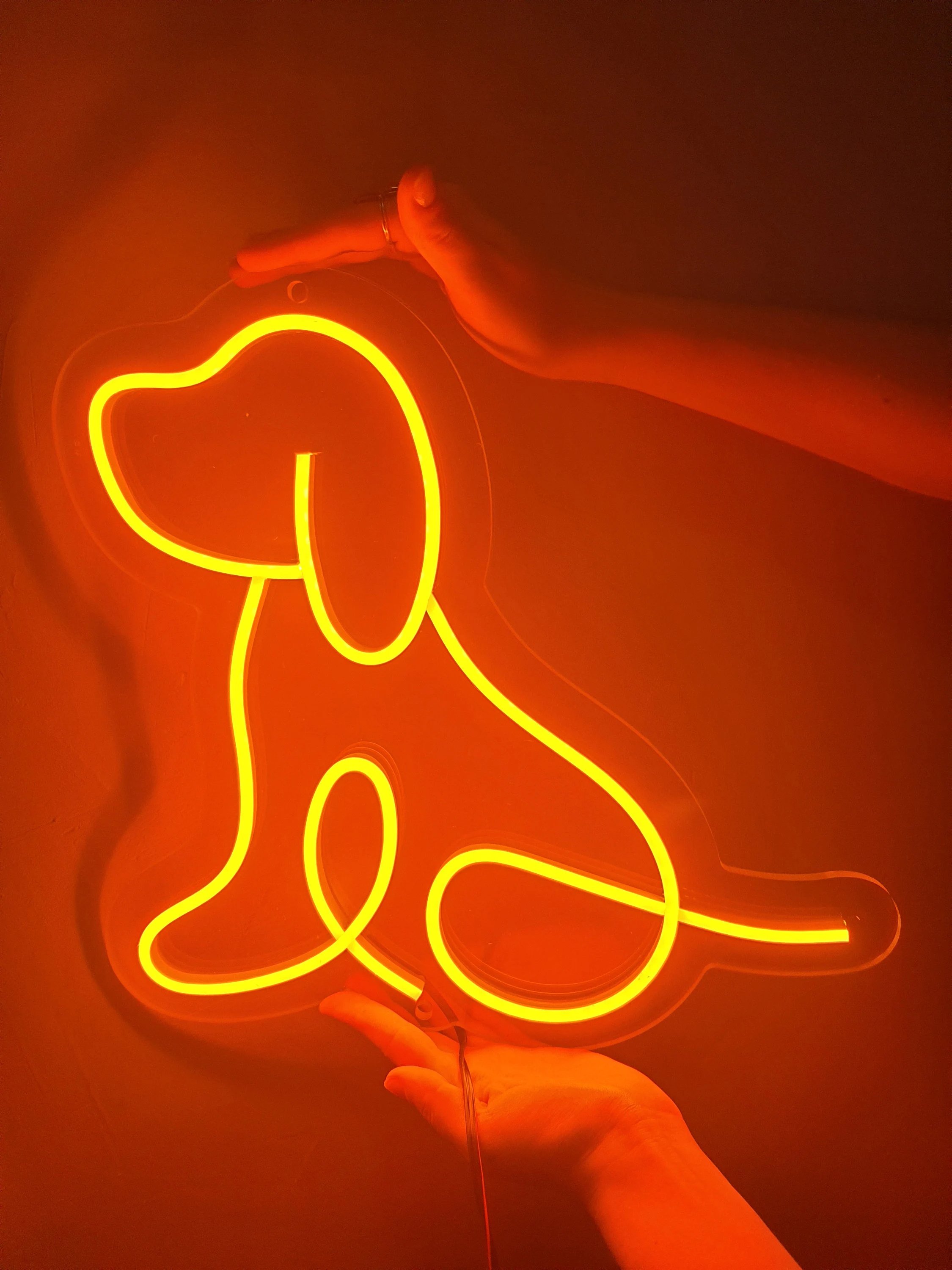 Dog Neon Sign Led Neon Sign for Wall Decor