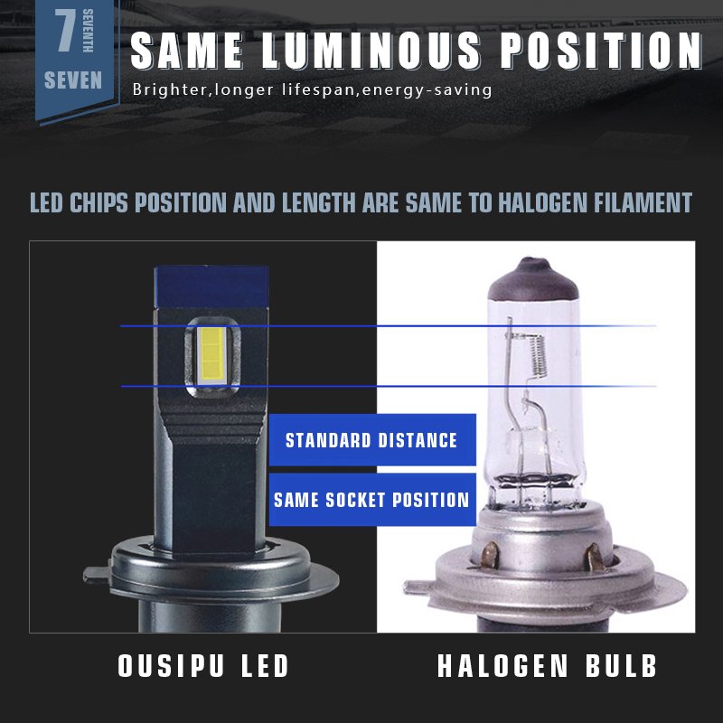 Car Headlight Bulbs Car Accessories Fog Light 8000k Led Auto 9005 Hb3 H7 6500K 4300K
