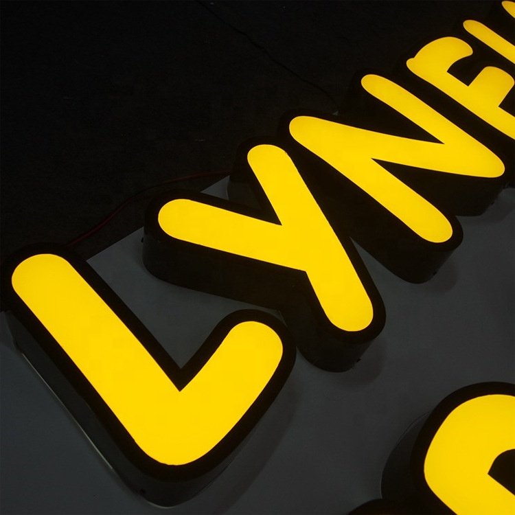 Hot-Selling Customized 3D LED Backlit Letters Outdoor Storefront Business Signage with Advertising & Lighting Features