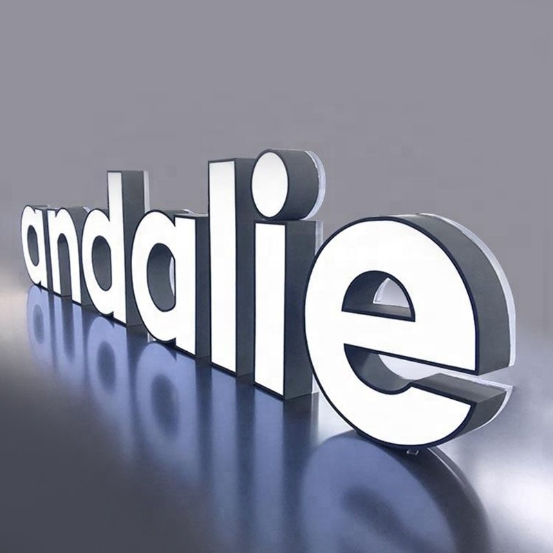 Hot-Selling Customized 3D LED Backlit Letters Outdoor Storefront Business Signage with Advertising & Lighting Features