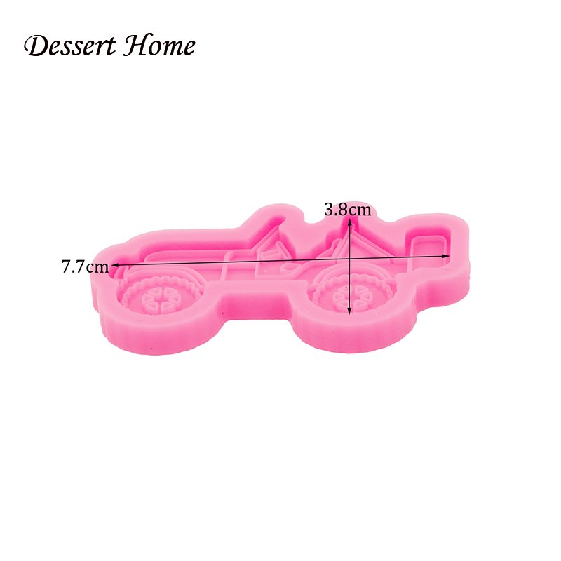 DY0065 Shiny Pickup Truck/Bus/Wheeler Truck/Car Light Grill Stand Silicone Mold Resin Crafting Make Crafts With Epoxy Art