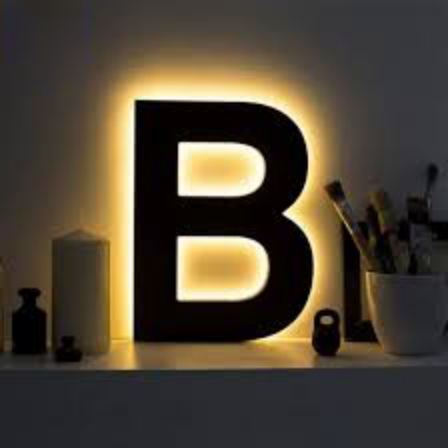 Led 3D Signboard Luminous Stainless Steel Aluminum Acrylic 3D Backlit Letters LED Illuminated Sign Frontlit Channel Letters