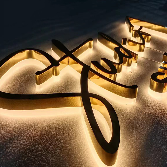 Backlit Led Logo Signage 3d Sign Board Custom Business Channel Letters Led Logo Light Signs