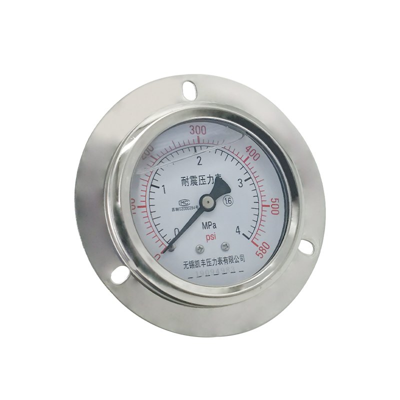 OEM Factory Customized Bus Accessories Shock-absorbing 0-580 PSI Fuel Pressure Gauge 0-4 Mpa for China Bus Customized Parts