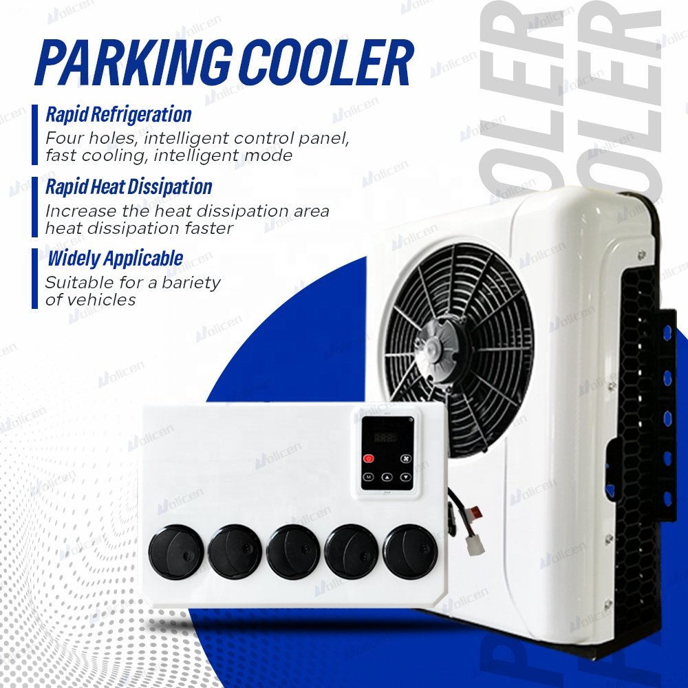 12V Compressor Truck Parking Air Conditioner Unit R134A Split Caravan & Camper Van Cabin for Bus & 24V Air Conditioner Systems