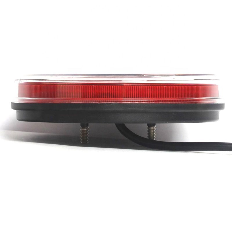IP67 Waterproof 24V Trailer Truck Round Led Hamburger Tail Lights Rear Lamp for Lorry Van Caravan Campe