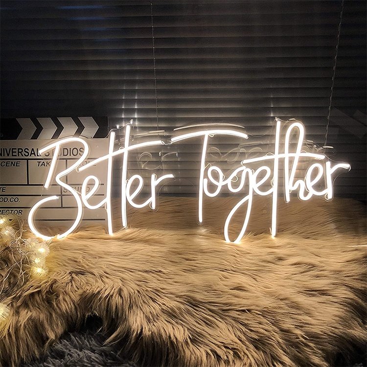 Dropshipping Warming Inner Decoration Led Neon Sign No Stock Pressure Led Decorative Reusable Neon Sign for Wholesaler