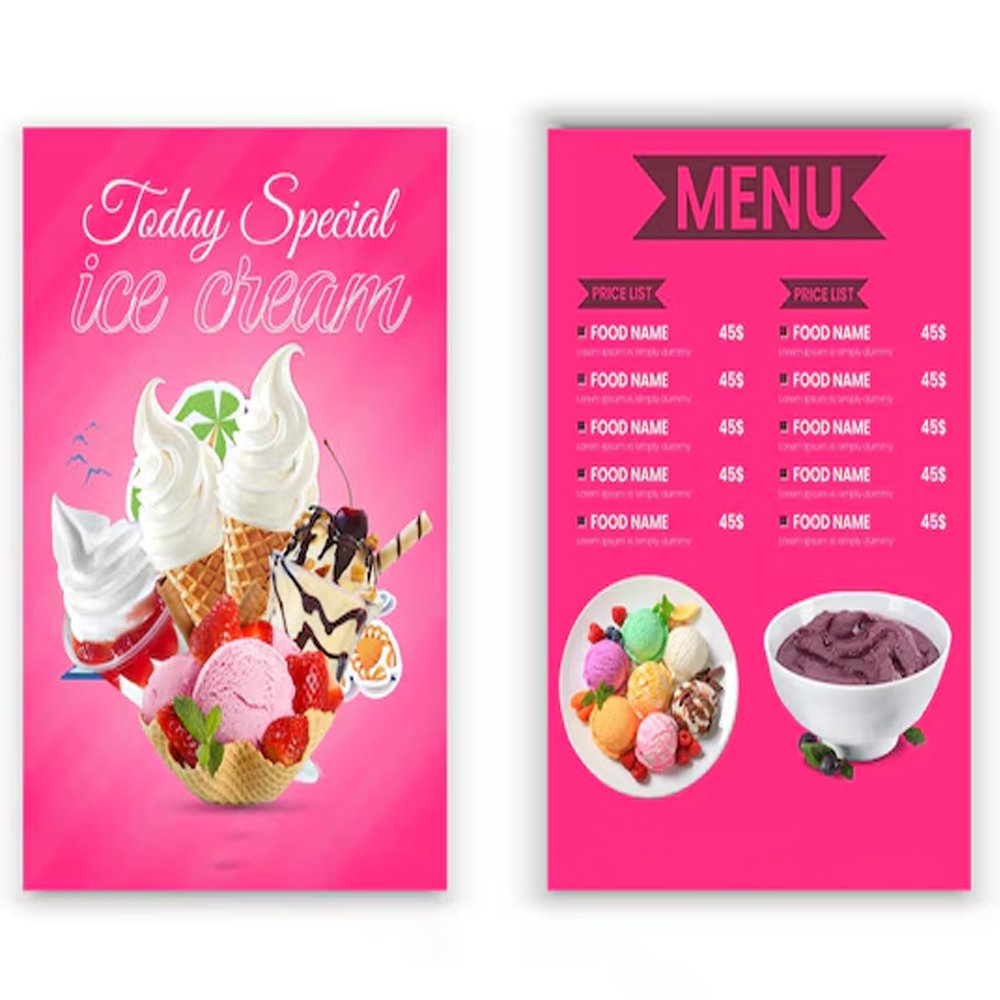 Custom Store Poster Led Lighting up Box Store Acrylic Led Slim Box Led Waterproof Ice Cream Advertising Board Led for Store
