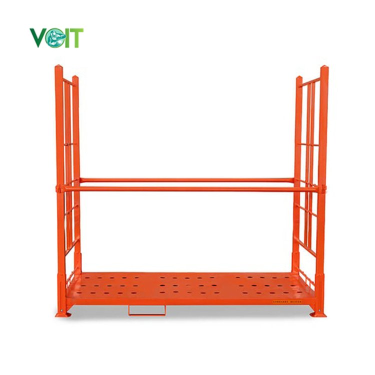 Heavy Duty Storage Metal Customised 3 Layer Foldable Truck Tyre Racks