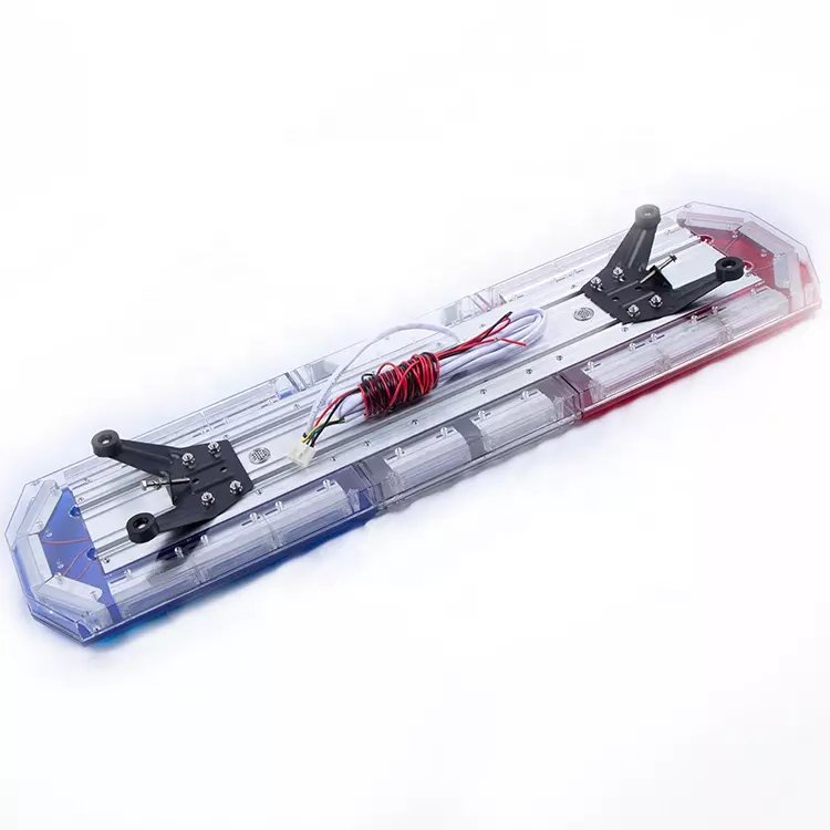 Car Lighting Manufacture 12V 24V Car Roof Flashing Ultra-thin Emergency Red and Blue Ambulance Warning Lights for Work
