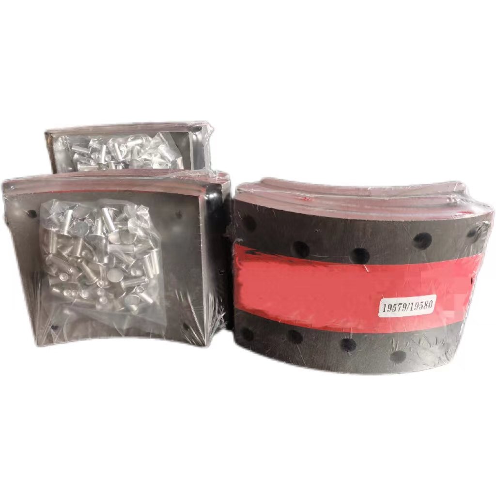 Brake System Truck Trailer Supplier Asbestos Free 19580 Brake Linings for Heavy Trucks and Bus