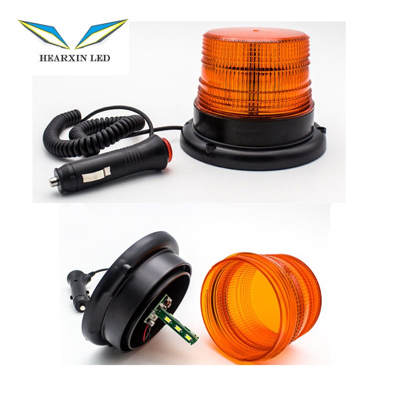 Car Strobe Light Emergency Car Rotating Traffic Indication Flash Beacon Light LED Orange Blue Red Flash Car Warning Lamps