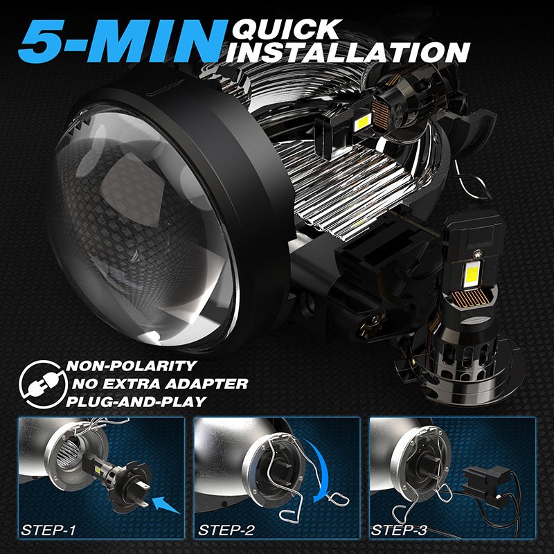 PRO Car Lamp 360 12V H1 H7 Auto Light Kit Luz Focos Luces Vehicle Headlamp Canbus 9005 9006 H11 H7 H4 Led Headlight Bulb