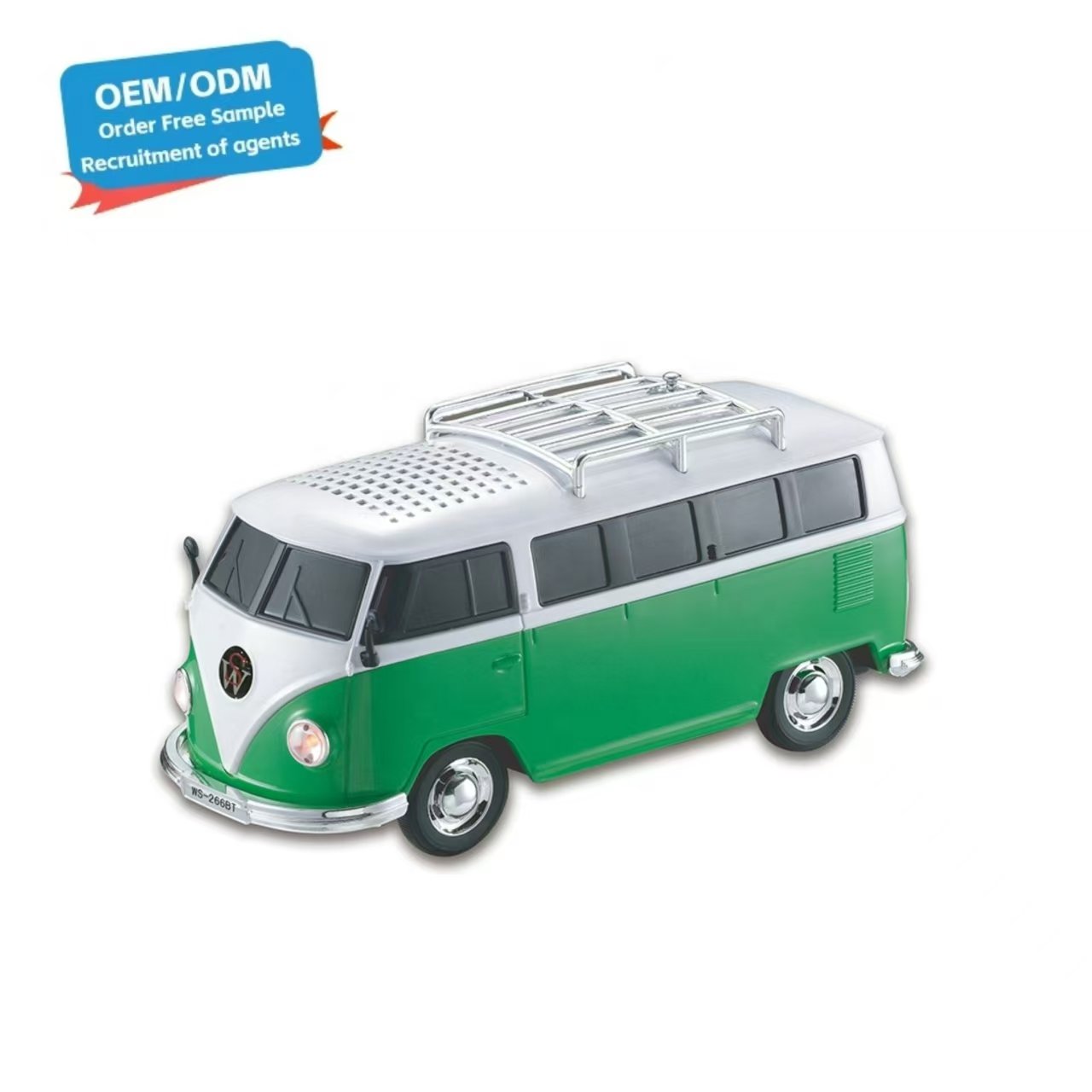 Music Player Bus Car Smart Design Blue Tooth Sound Box Wireless Desktop Party Portable Car Wireless Speaker With Radio