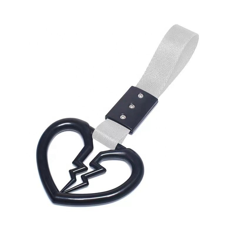 JDM Train Bus Handle Hand Strap 1pcs Tsurikawa Ring Heart Styling Drift Charm Strap Drift Auto Accessories Car Strap