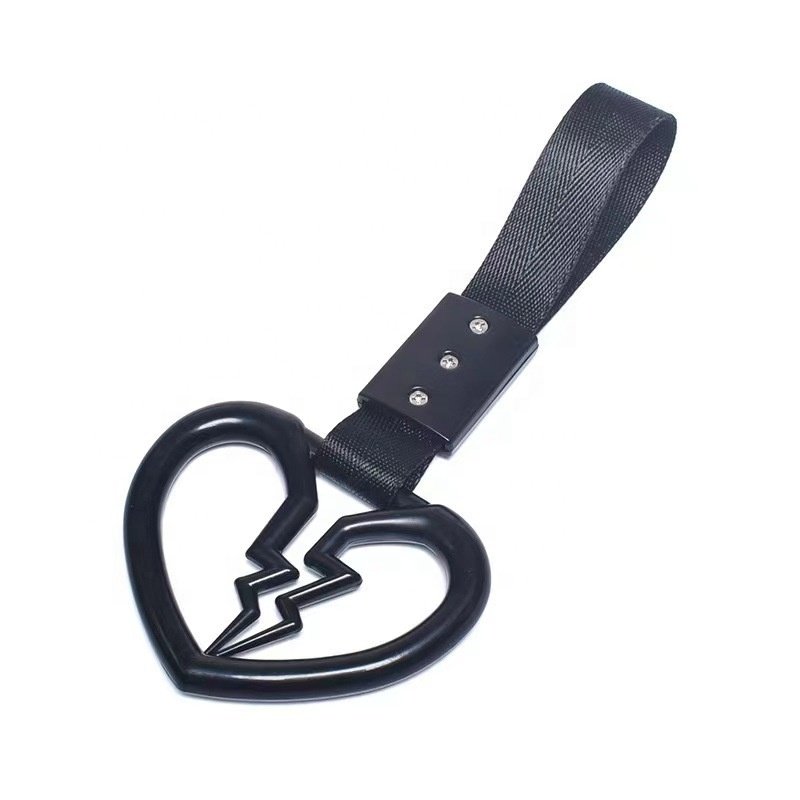 JDM Train Bus Handle Hand Strap 1pcs Tsurikawa Ring Heart Styling Drift Charm Strap Drift Auto Accessories Car Strap