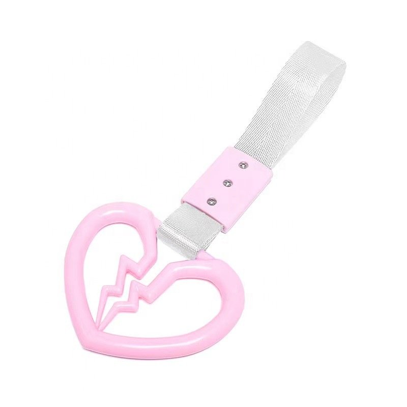 JDM Train Bus Handle Hand Strap 1pcs Tsurikawa Ring Heart Styling Drift Charm Strap Drift Auto Accessories Car Strap
