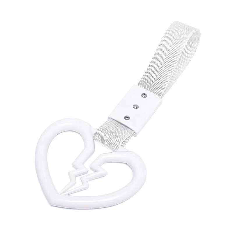 JDM Train Bus Handle Hand Strap 1pcs Tsurikawa Ring Heart Styling Drift Charm Strap Drift Auto Accessories Car Strap
