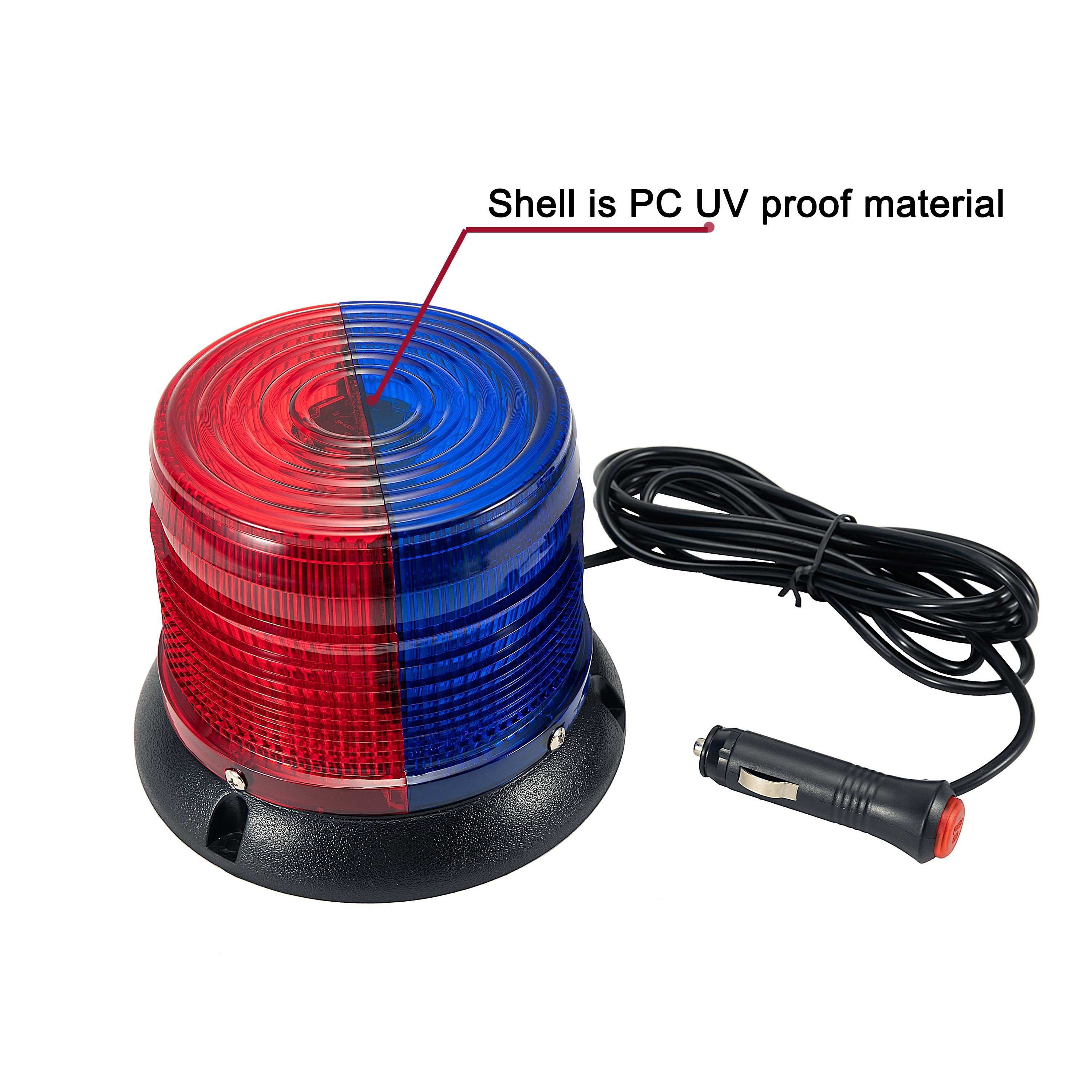 Vehicle Ambulance Tow Trucks Security Dual Colors Flashing Led Beacon Emergency Warning Lights