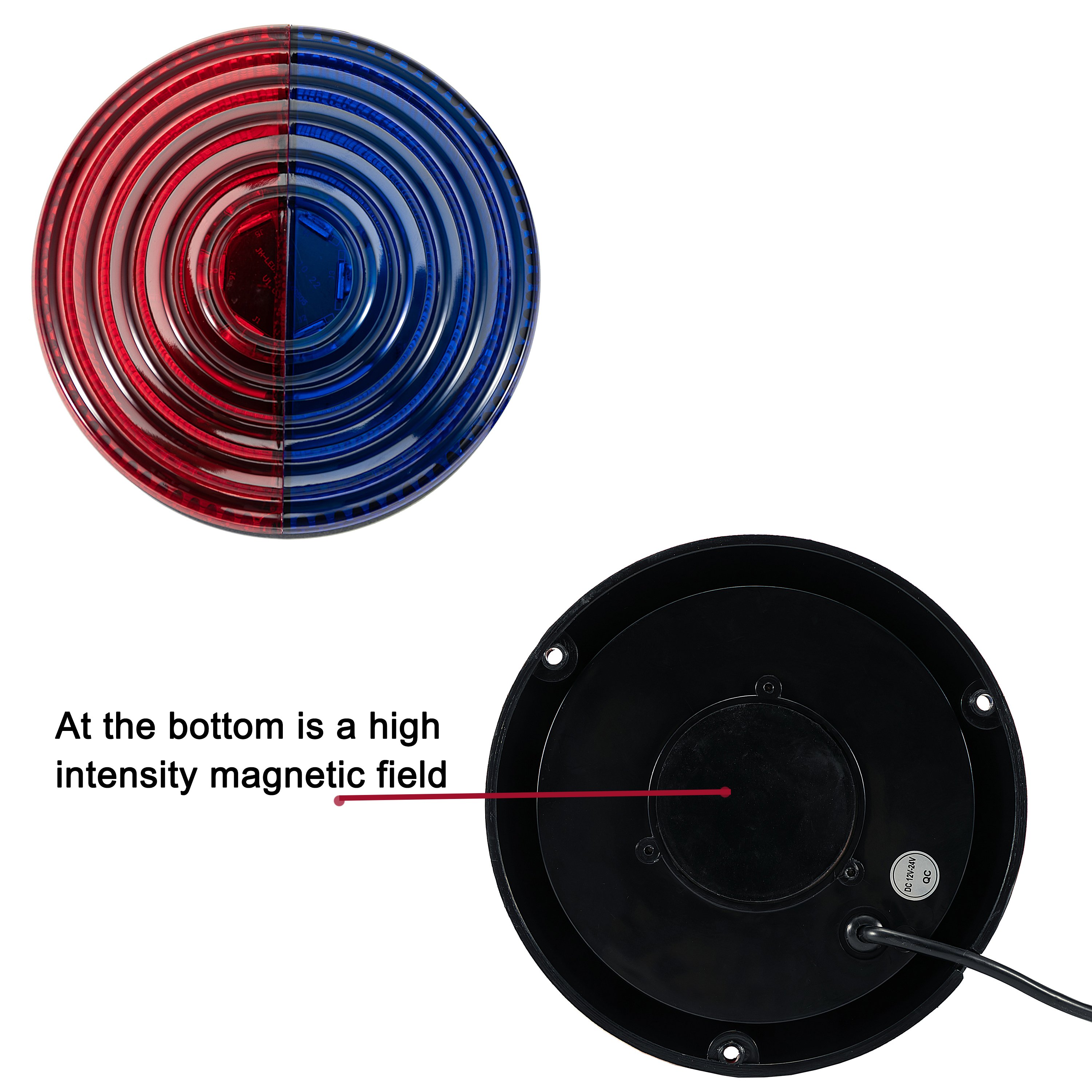 Vehicle Ambulance Tow Trucks Security Dual Colors Flashing Led Beacon Emergency Warning Lights