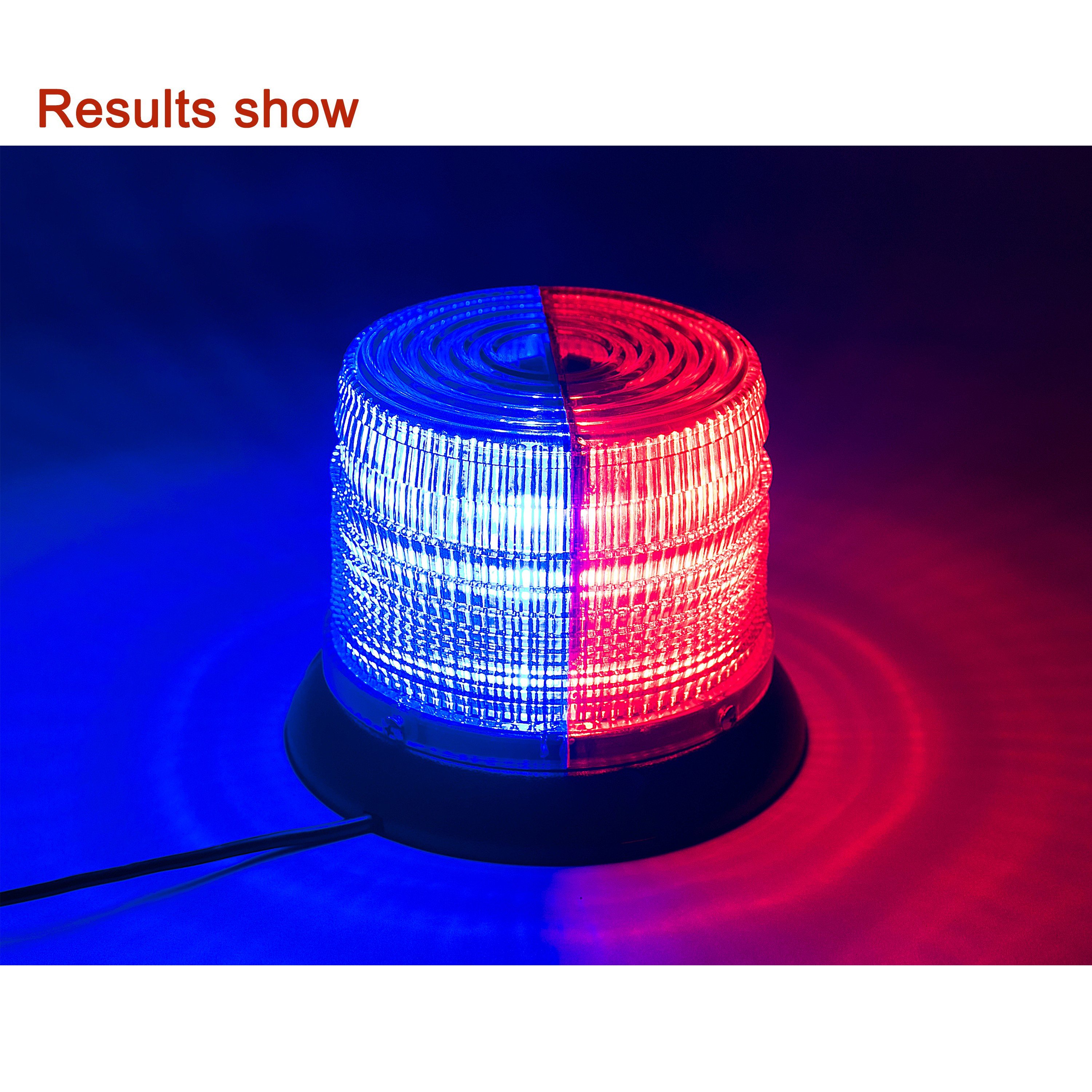 Vehicle Ambulance Tow Trucks Security Dual Colors Flashing Led Beacon Emergency Warning Lights