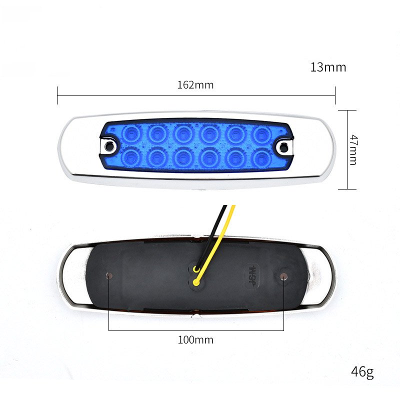 Superbleds Auto Car 24V LED Light Lorry Sidelight Marker LED Signal Light 24V LED Yellow Indicator Side Marker Lights Wholesale