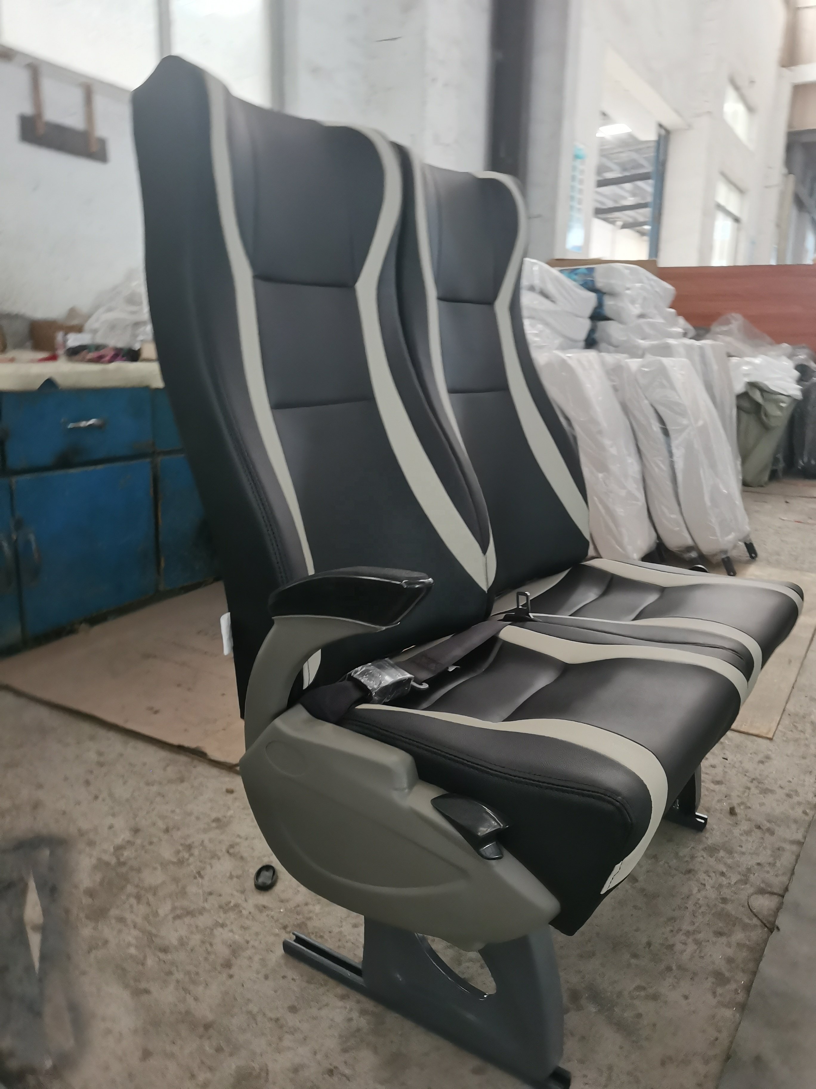 Super Luxury Foldable VIP Bus Boat Seat Tourist Bus With Footrest for Bus Train