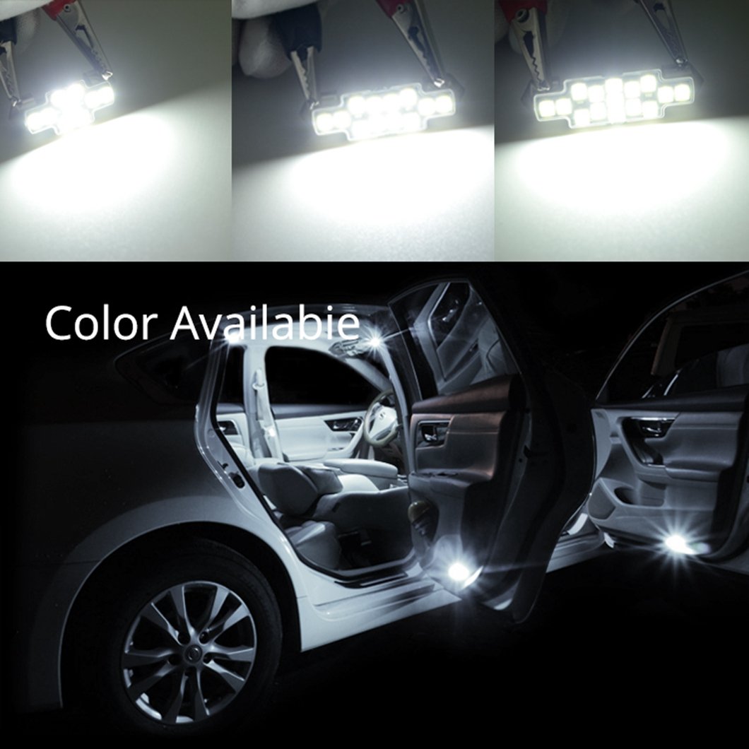 Gview LED Canbus 10-60V 28mm 31mm 36mm 39mm 41mm Car Bulb Interior Reading Light License Plate Lamp Free Error Bulb