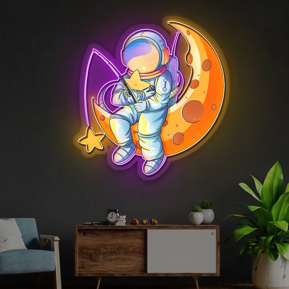 Tacos Artwork Neon Sign UV Print Wall Decor Acrylic LED Neon Sign Custom Logo Free Design Custom Neon Sign