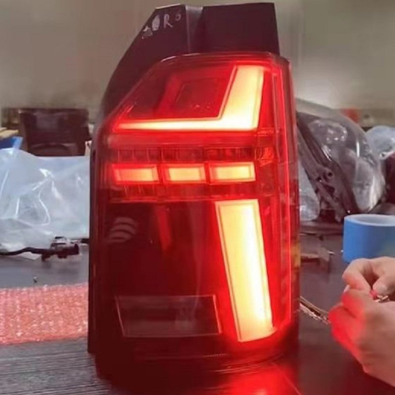 GELING Full LED Taillights Suitable Rear Lamp Tail Light for VW Transporter T6 (2015-2020) Dynamic Sequential Turning Light