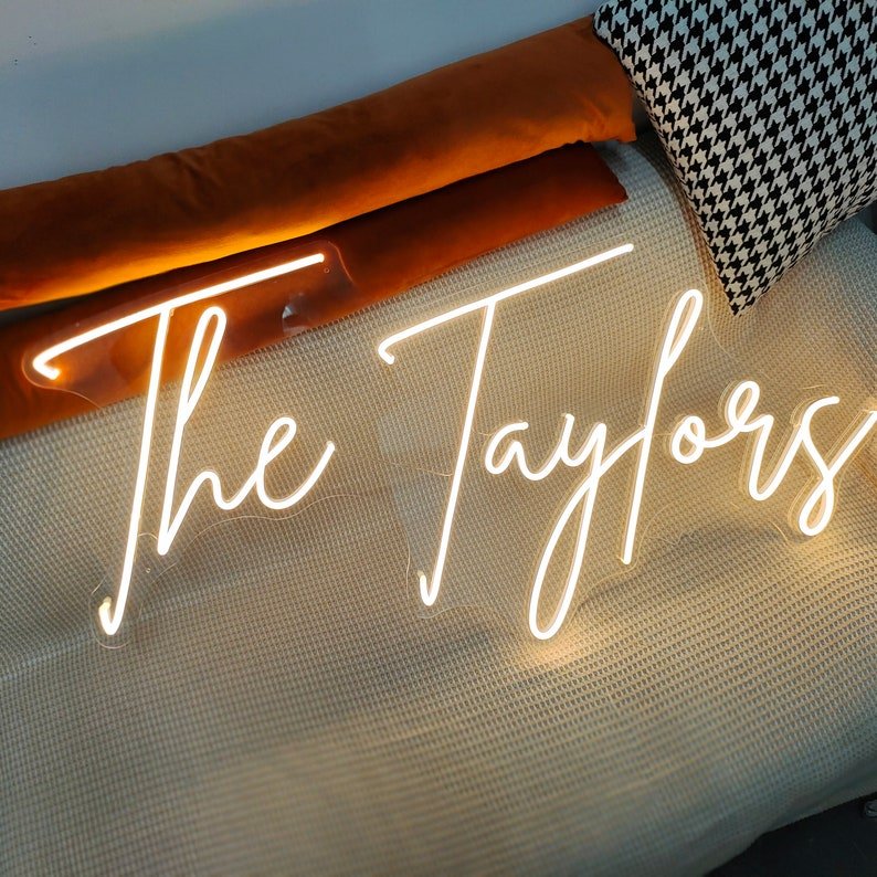 Hot Selling Custom Small Decorative 12V Flex Wedding Store Party Neon Letters Signs Neon Name Signs