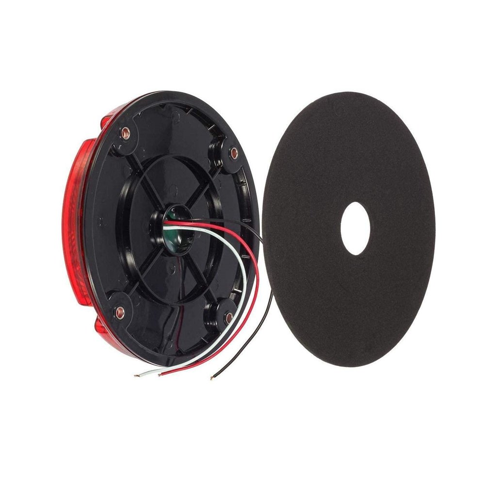 7 Inch Round LED Stop Tail Turn Lights Rear Stop Turn Tail Brake Lamps Submersible Truck Trailer Bus Rv Ute Utv Motorhome