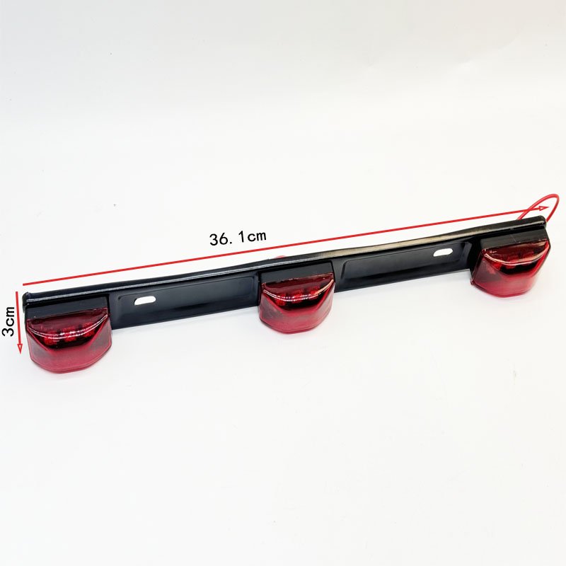 17" Red Bright Led ID Bar 3 Led Marker Light Truck Trailer Bus Clearance Light