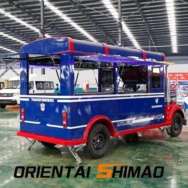 Concession Mobile Battery Moto Food Beverage Truck