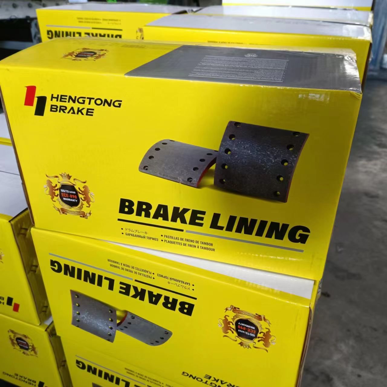 Non Asbestos Brake Lining HOWO A7 14H Brake Lining Howo Sinotruk Front/rear Brake Lining