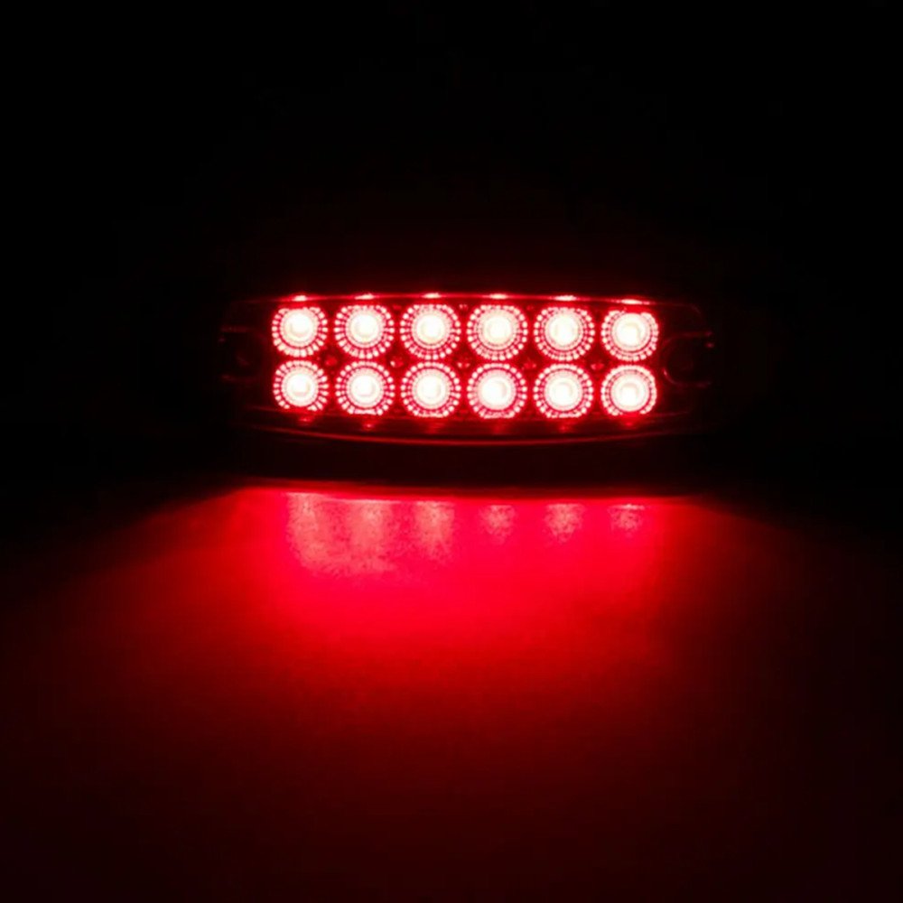 Universal 10CM Red Led Clearance Side Marker Indicators Lights for Trucks Trailer Car Led Side Safe Lights for Truck Vehicle 12V