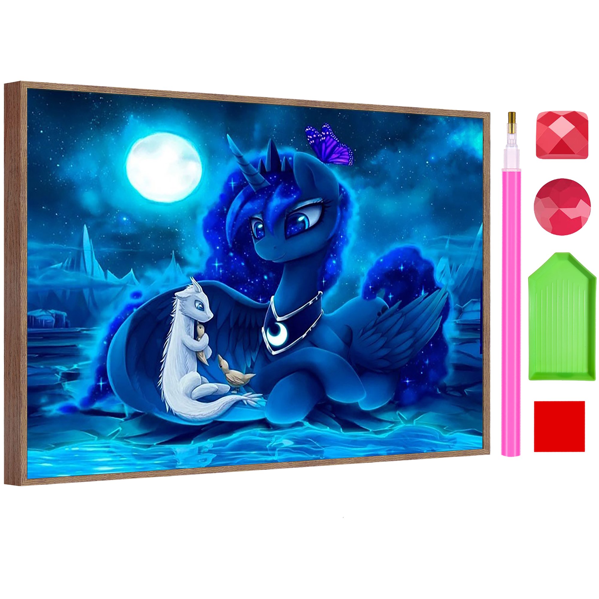 SONGWOO High Quality Dream Wind 50x60 Crystal Rhinestone Round Diamond Birthday Gift Dragon 5D DIY Diamond Art Painting Kit